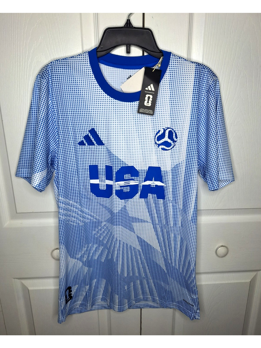 Adidas 2026 FIFA World Cup USA Jersey Blue White JI7635 size Large